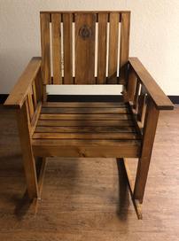 Wooden Rocking Chair with Department of Agriculture Seal 202//272